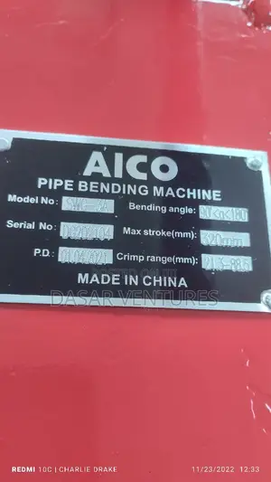 Manual Pipe Bender 1⁄2" to 3"