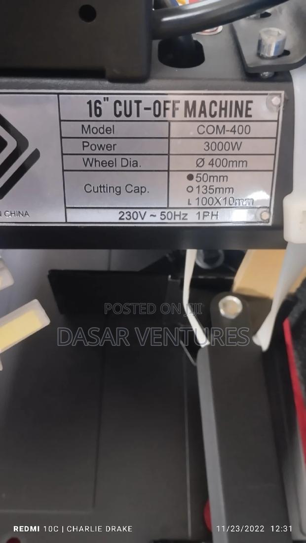 Cutoff Machine 16" 400mm - thumbnail 2