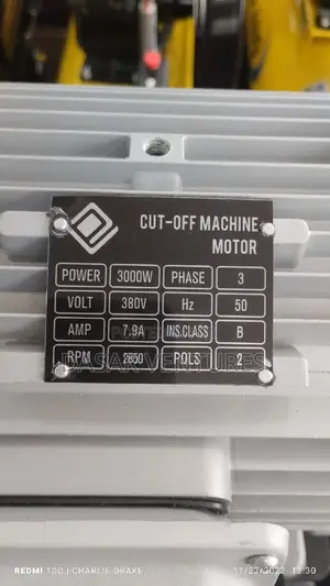Cut Off Machine 16" Three Phase