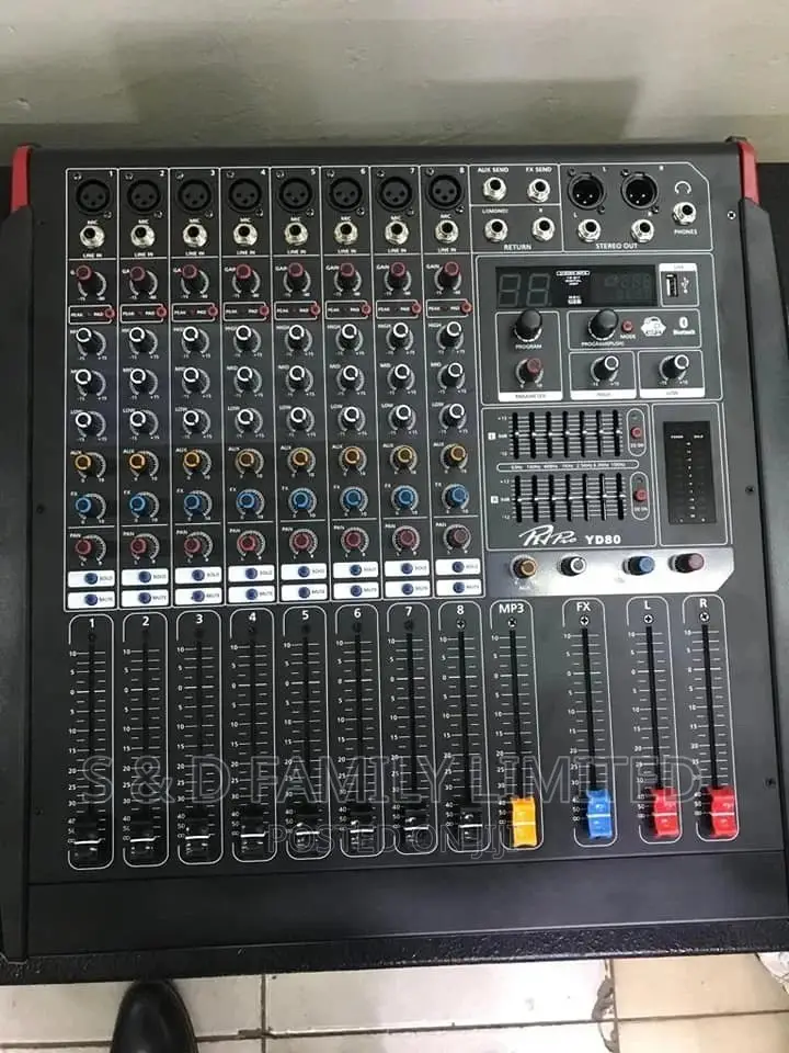 Pevpro YD80 Powered Mixer