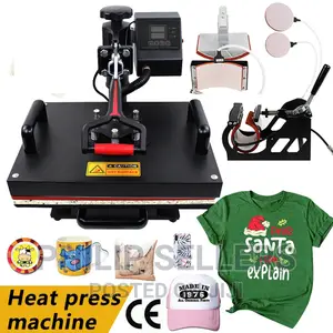 Heat Press 15x15 Inch 8 in 1 Heat Press Machine, Swing Away