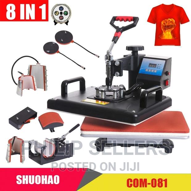 1 1 X 14 8 in 1 Combo Heat Press Machine Sublimation Printer - thumbnail 3