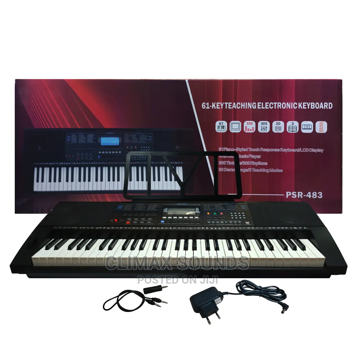 Psr 483 Professional Electronic Keyboard 61 Keys