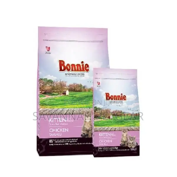 Bonnie Dry Kitten Food, With Chicken - 0.5 Kg