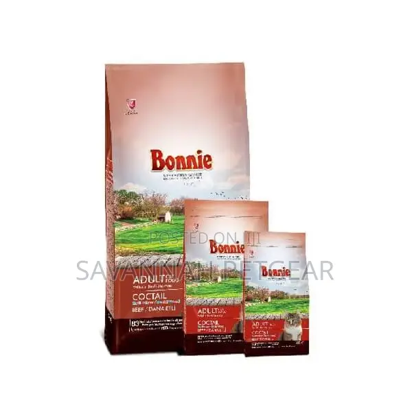 Bonnie Beef Multi Colour Cocktail Dry Cat Food