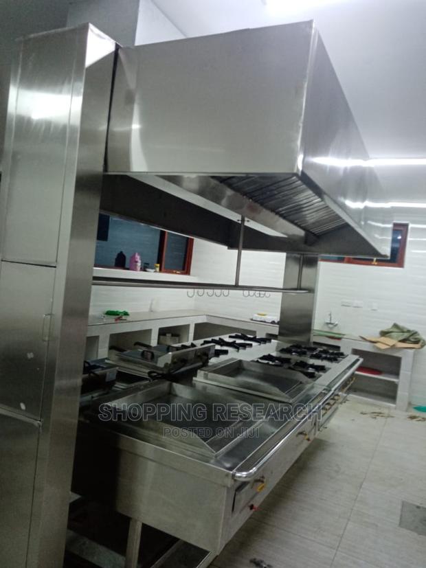 Stainless Steel Kitchen Hood Heavy-duty Commercial Type