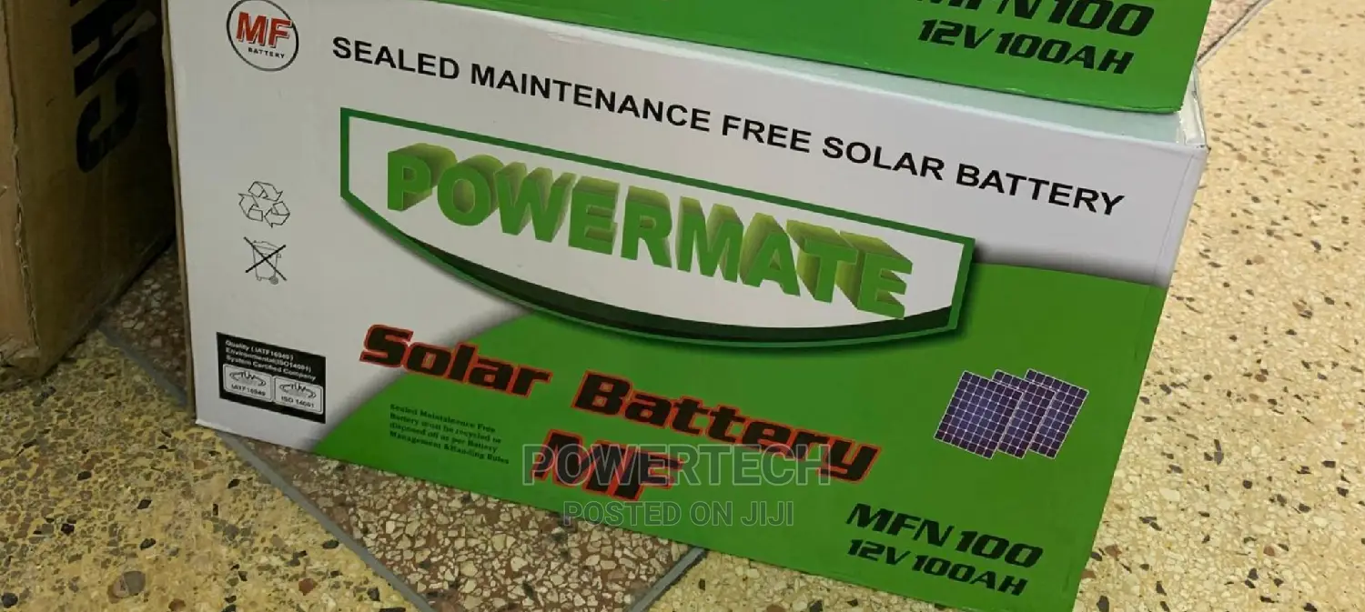 Powermate Solar Battery 100ah