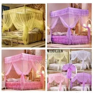 Modern Mosquito Nets -Sizes 4x6, 5x6, 6x6.