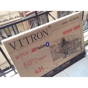 Frameless 50 Inches Smart Android Vitron Tv Bluetooth Enable