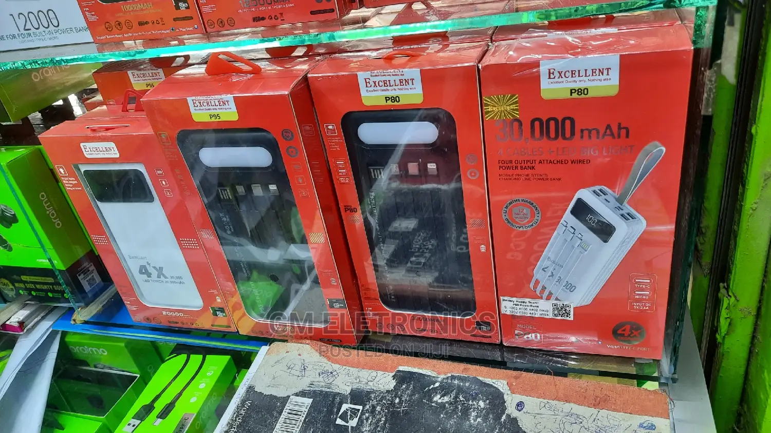 Excellent Powerbank.(10000, 20000, 30000 and 50000)Mah