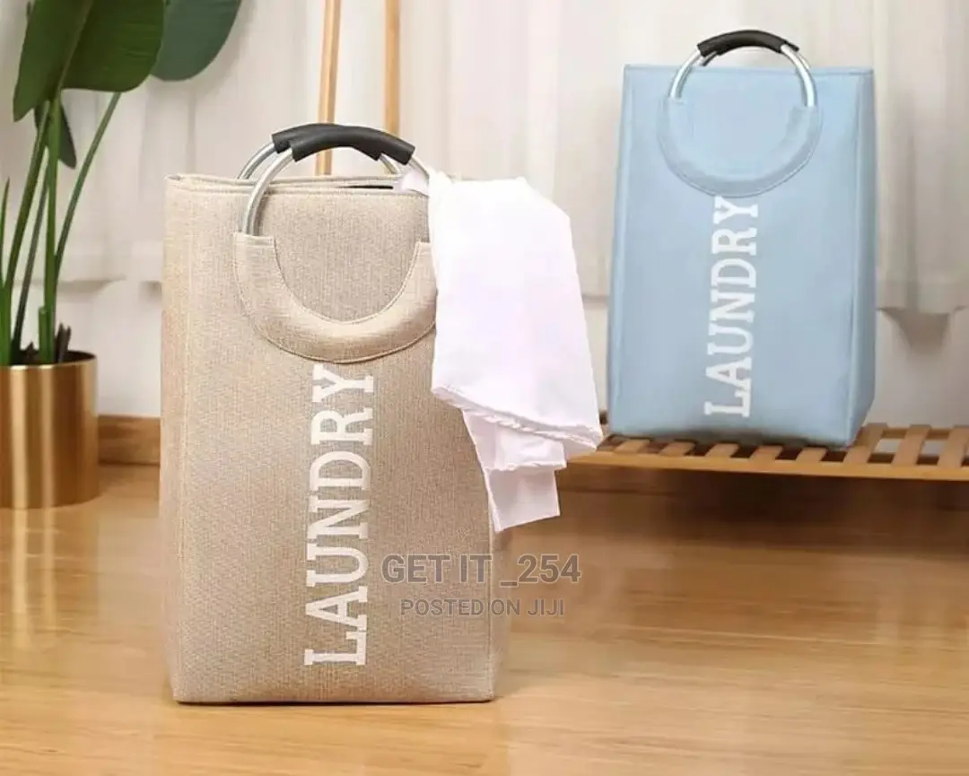 Foldable Laundry Basket With Handle