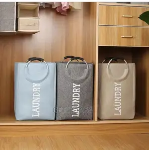 Foldable Laundry Basket With Handle