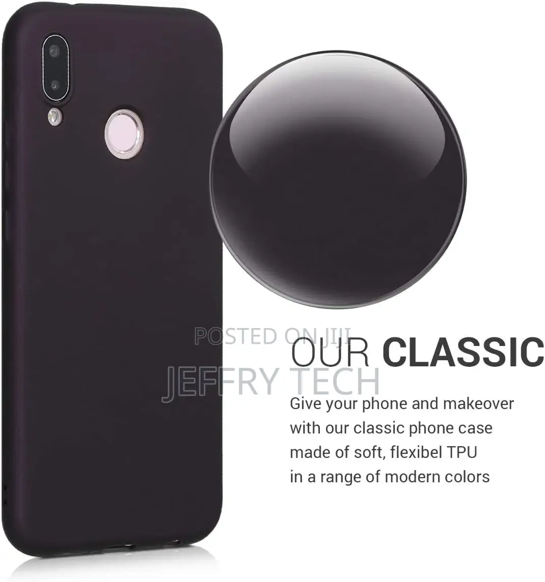 Case Compatible With Huawei P20 Lite - Case Soft Slim Smooth