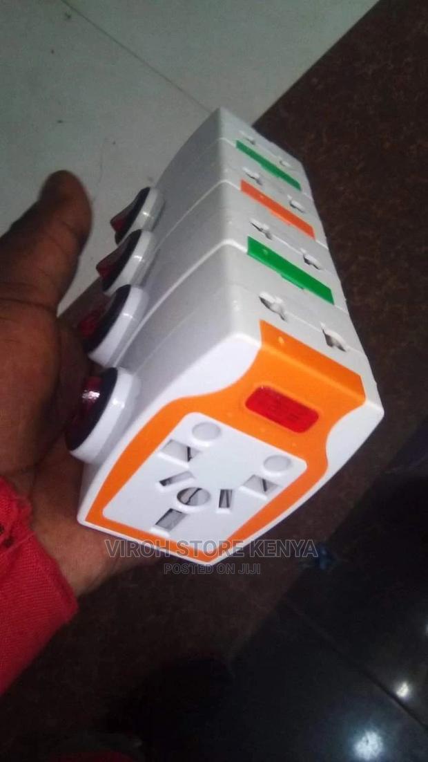 Electric Adapter Multi Plug With Switch - main view