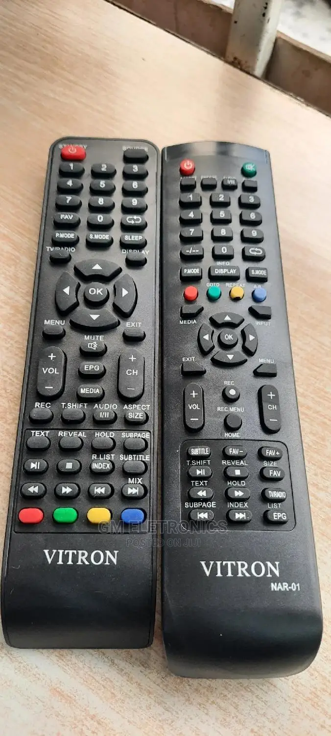 Replacement Remotes for Vitron Tv.