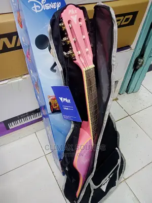 Acoustic Guitar, Pink ,Bag