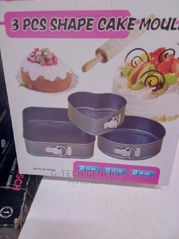 Generic 3 in 1 Pcs Cake Mould - thumbnail 2