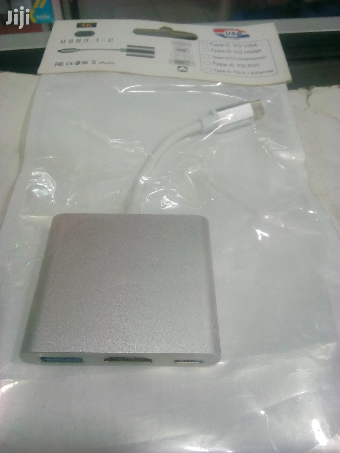 Type C Hub With Usb,Hdmi And Type C