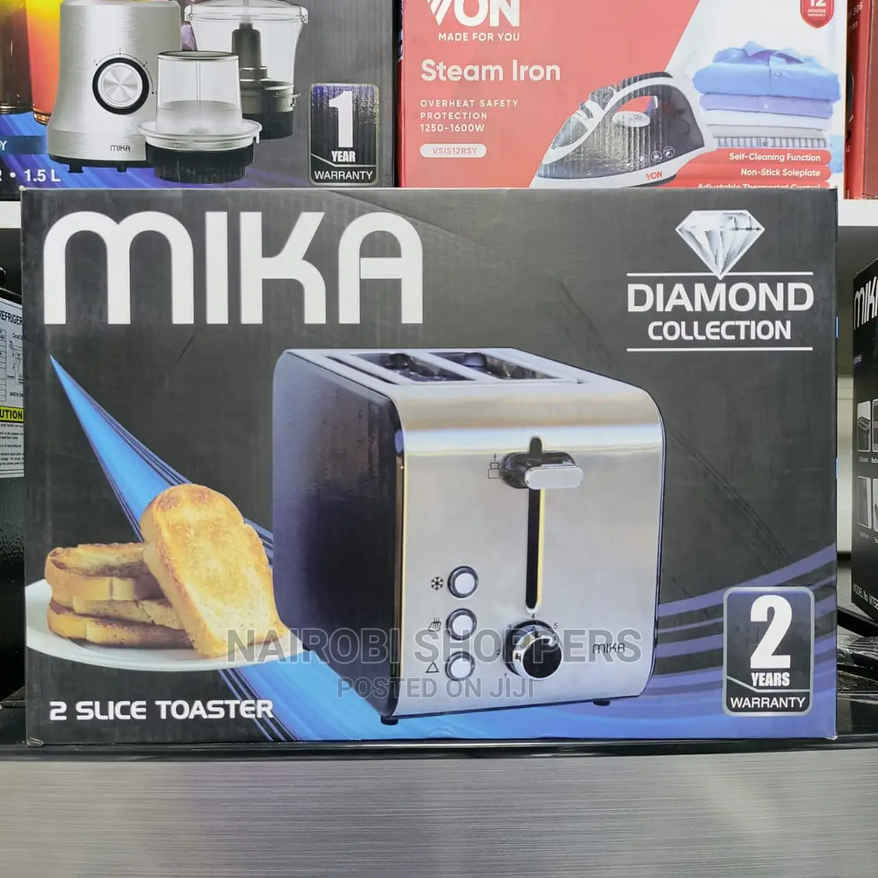 2 Slice Toaster Mika