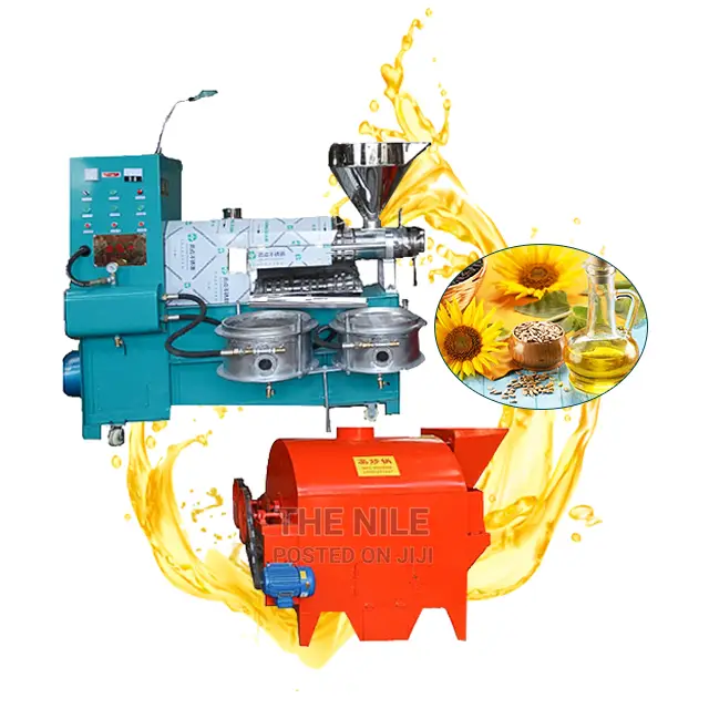 Temperature Controlled Machine for Pressing Peanut and Soybe
