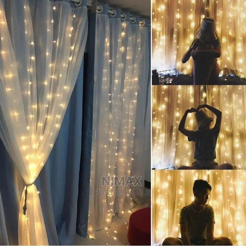 Curtain Fairy Lights Xmas Party Decoration 3m*3M