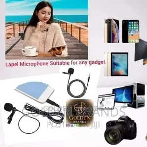 Lapel Microphone for Youtubeinterview, Video Record, Phones