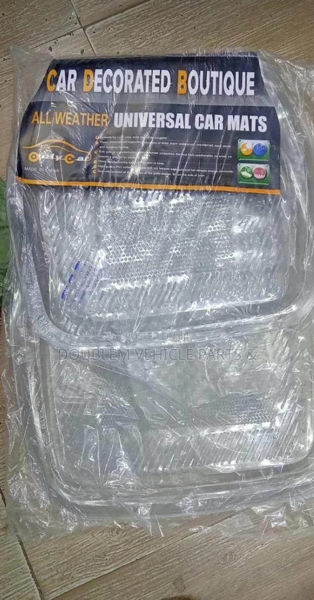 Floor Mats/Carpets/Car Mats 5 Seater/7 Seater Universal Clear Plain - main view