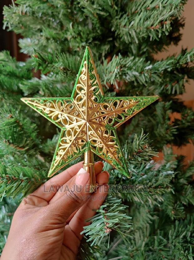Xmass Green Golden Star-