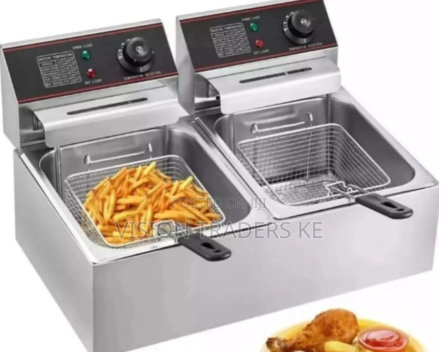 Nunix Deep Double Fryer