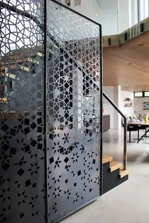 CNC Laser Cut Room Divider and Stair Guards