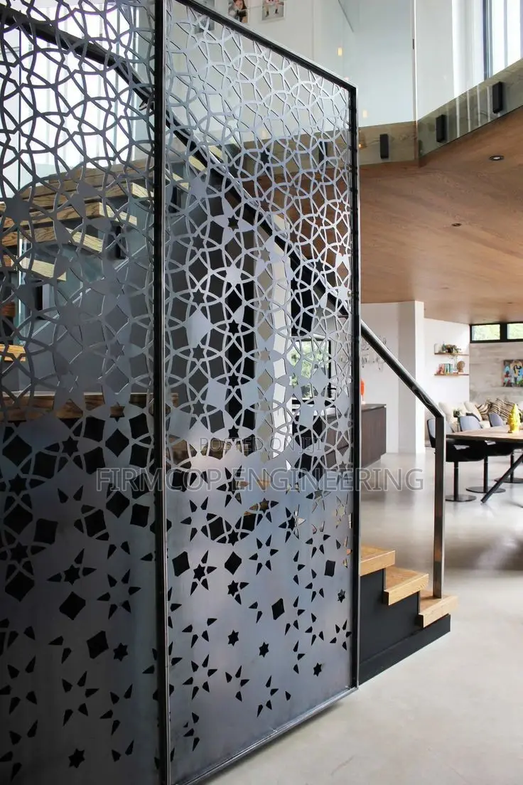 CNC Laser Cut Room Divider and Stair Guards
