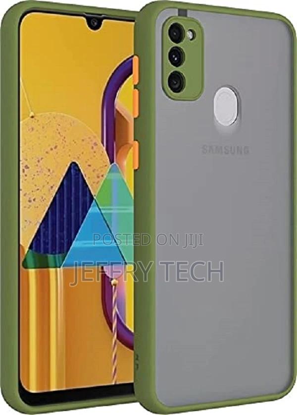 (Camera Protection Matte Case Cover for Samsung Galaxy M30s