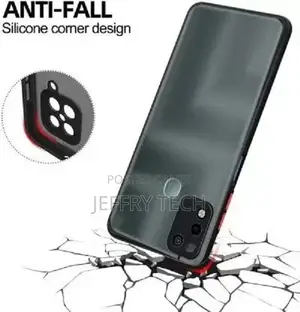 Back Cover for Infinix Hot 10 Play, Infinix Smart 5 (Black,