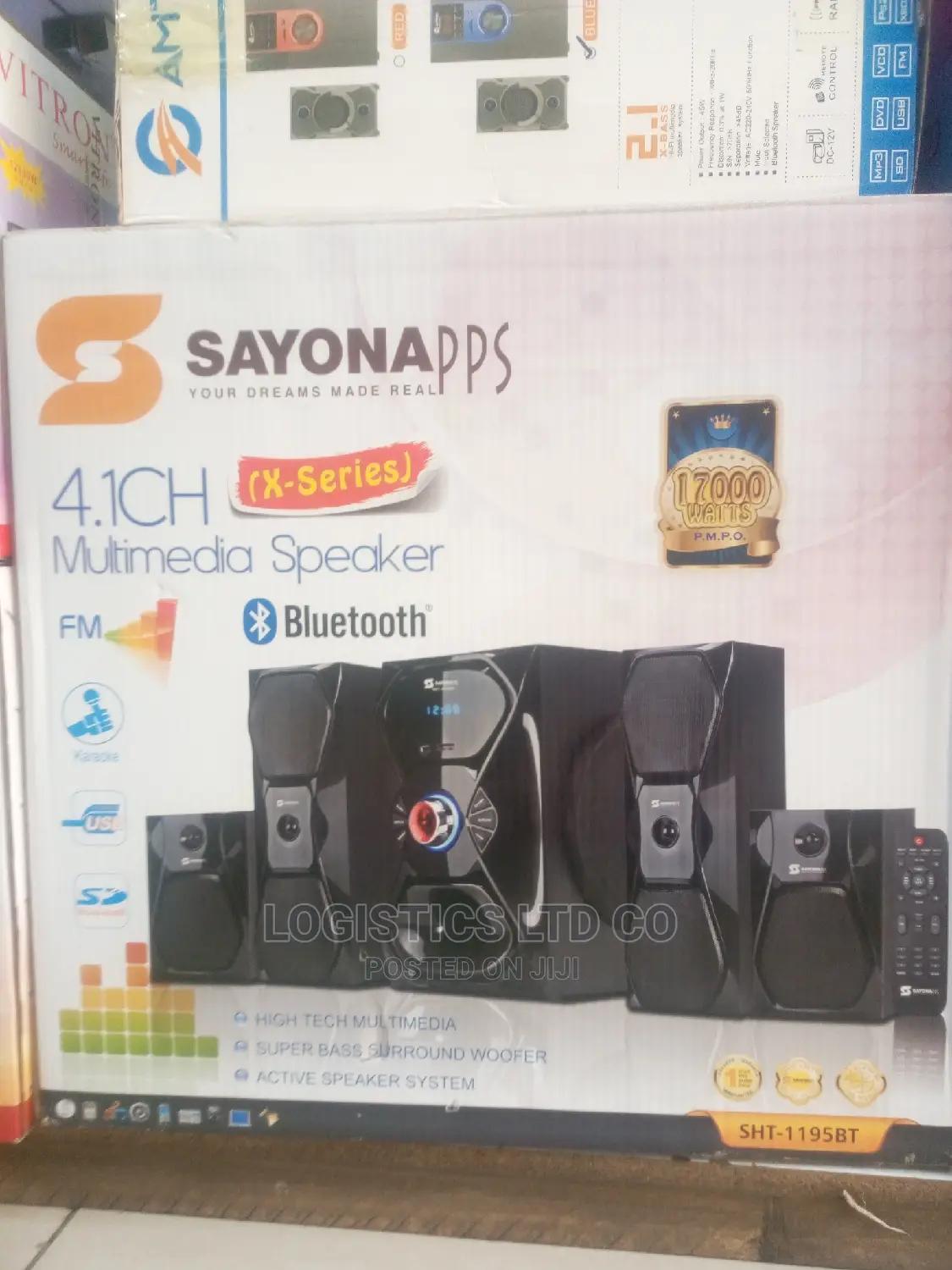 Sayona SHT-1195BT 17000W PMPO 4.1 Channel Home Theatre