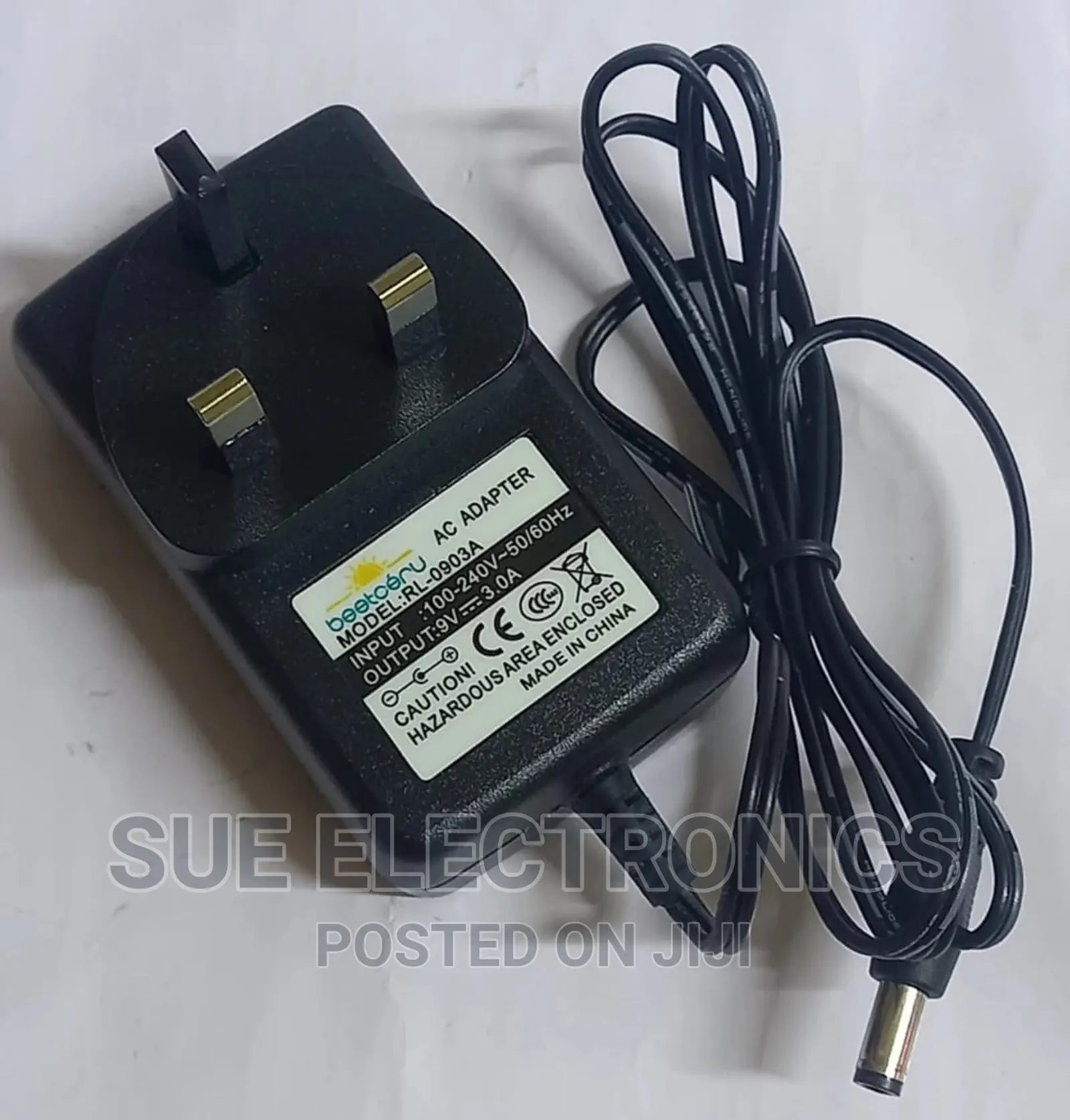 9v Dc 3a Power Adapter With Reversible 2.1 Dc Plug