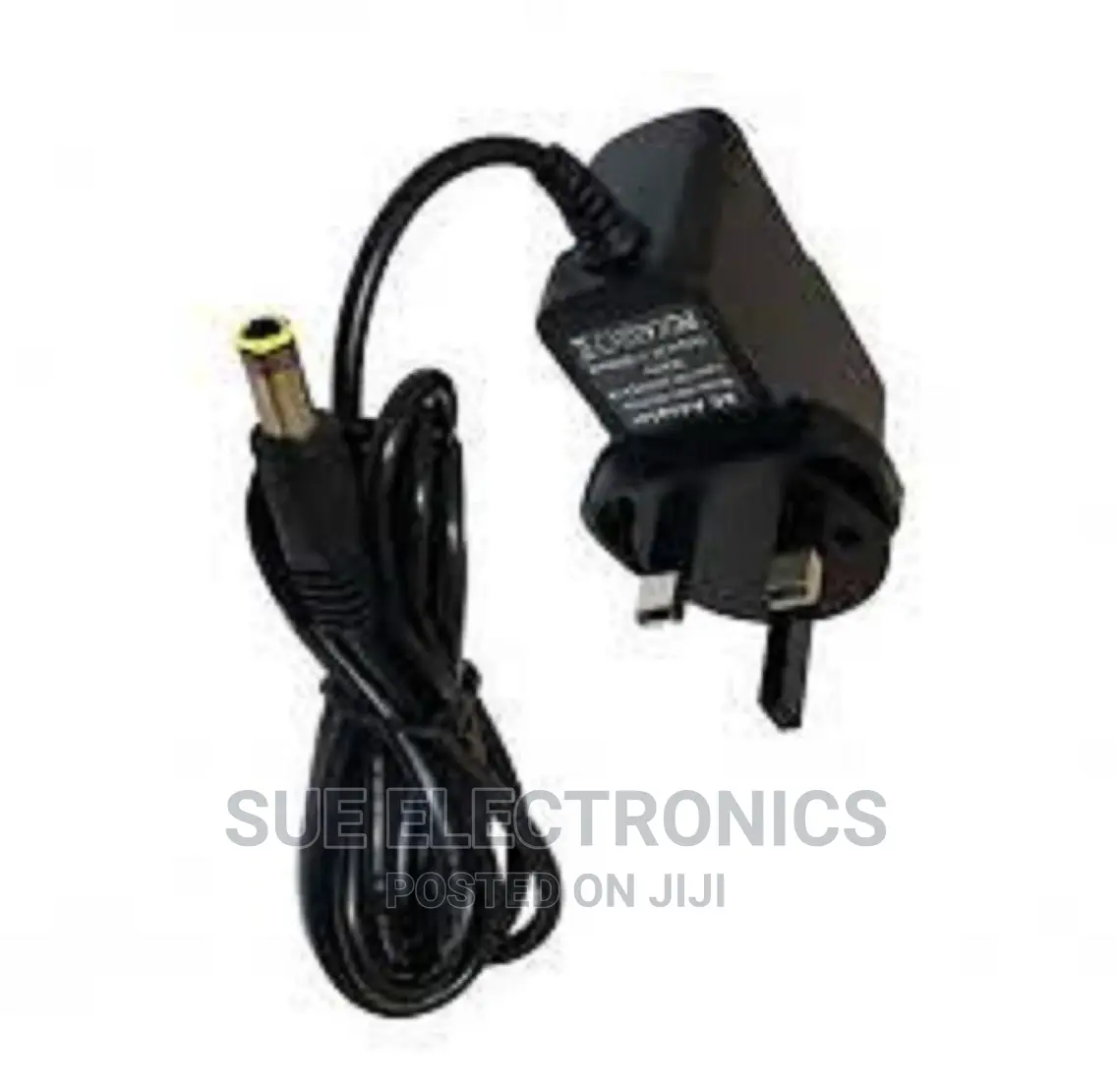 Universal 3 Pin Charger Adapter 5V 2A – Black