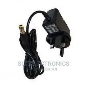 Universal 3 Pin Charger Adapter 5V 2A – Black