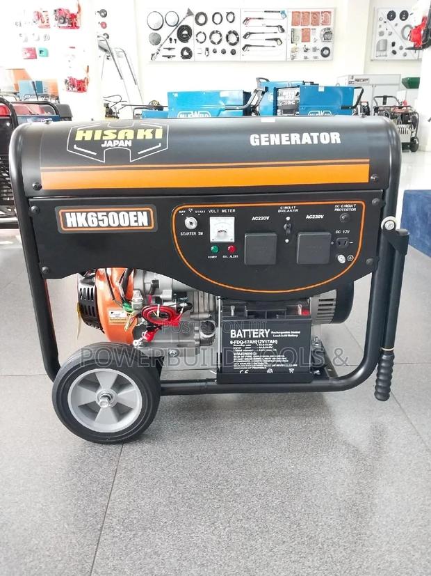 Hisaki 6.5kva Powered Generator.