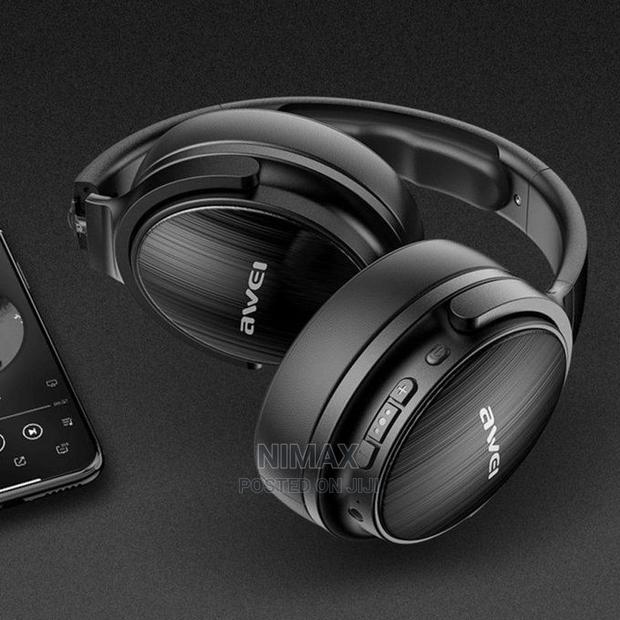 Awei Foldable Bluetooth-Compatible 5.0 Stereo Deep-Black - thumbnail 7