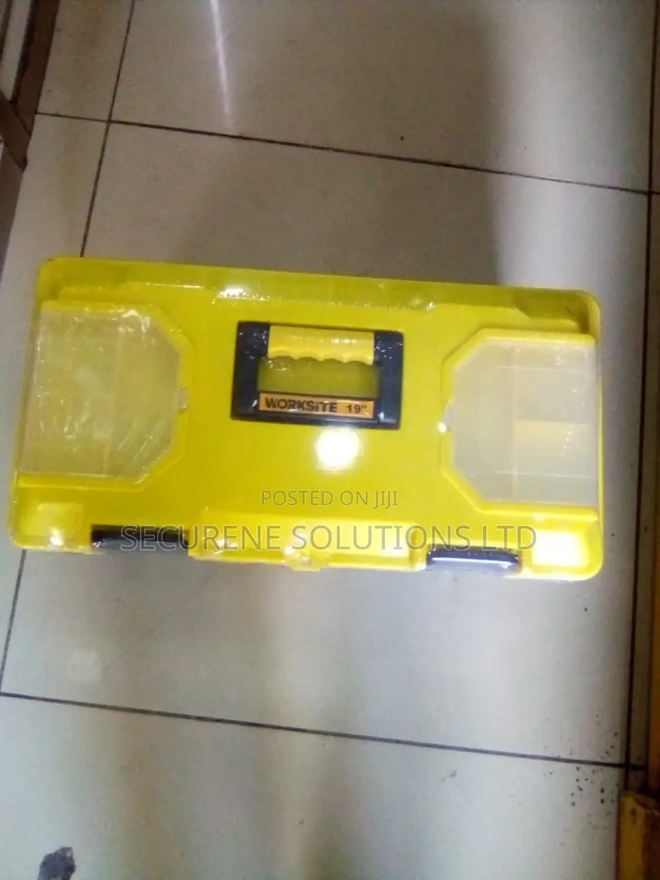 19" Tool Box Plastic Empty With Tray