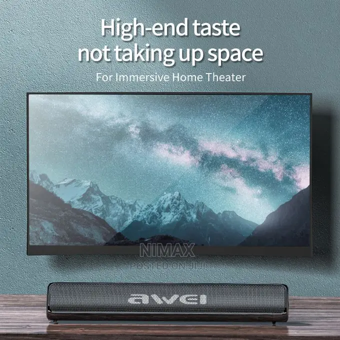 Awei Bluetooth Speaker Stereo Sound Box Hifi Mini Soundbar