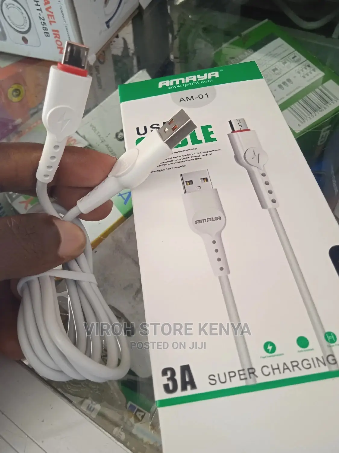 Original Amaya USB 3A Charging and Data Transfer Cable