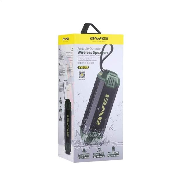 Awei Y280 Portable Waterproof Bluetooth Wireless Speaker - G - main view