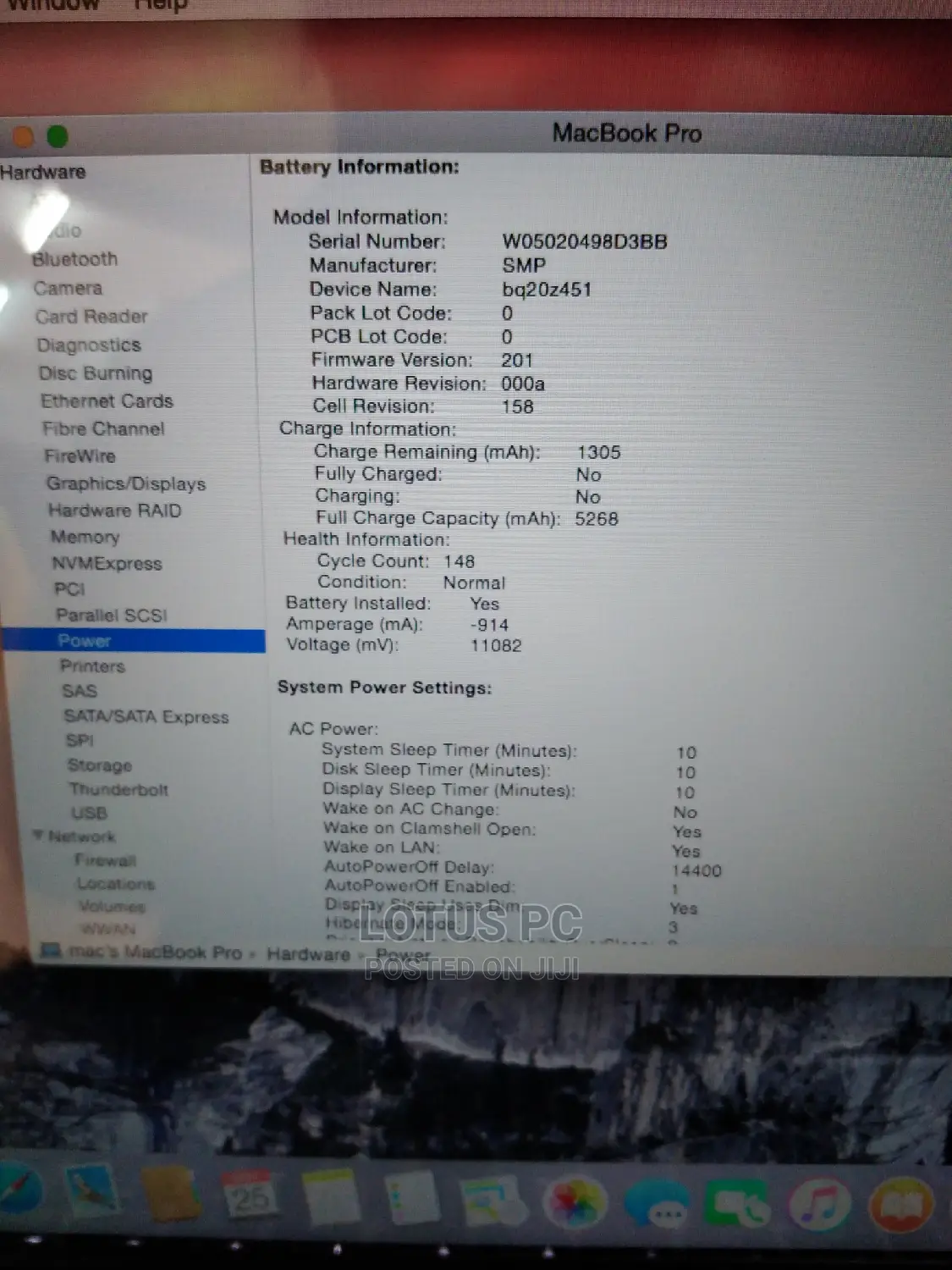 Laptop Apple MacBook 2012 4GB Intel Core I5 HDD 500GB