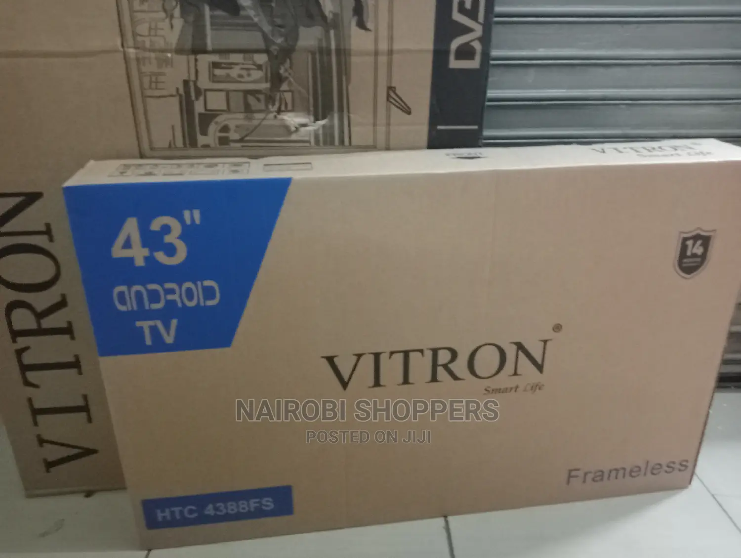 Vitron 43" Smart Android Tv Frameless Tv