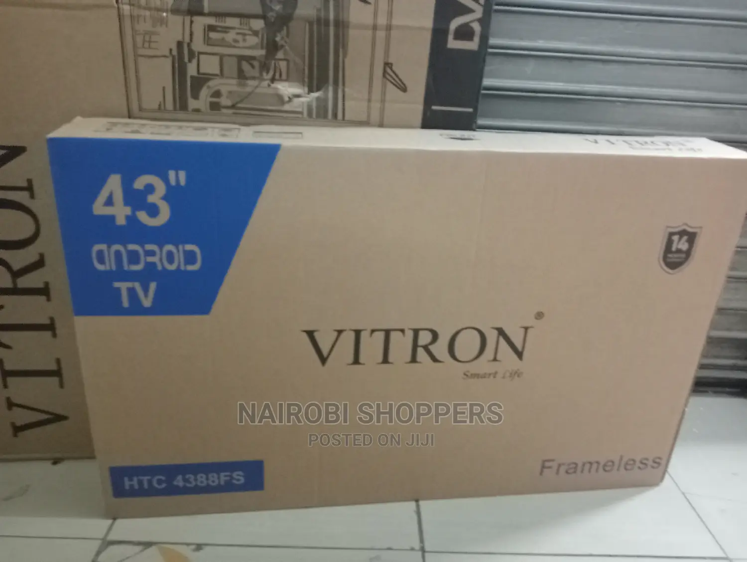 Vitron 43" Smart Android Tv Frameless Tv