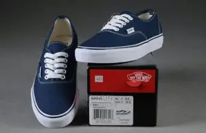 Navy Blue Off the Wall Vans