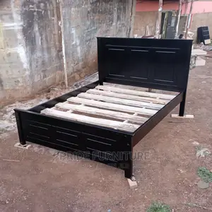 White Wooden Bed 5*6