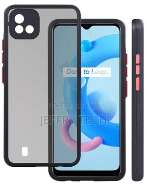 Smoke Back Cover for Realme C11 2021 Shock Proof Smooth Bump