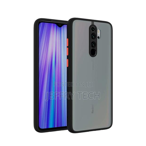 Smoke Translucent Hard Matte Back Case for Oppo Reno 2f- Bla